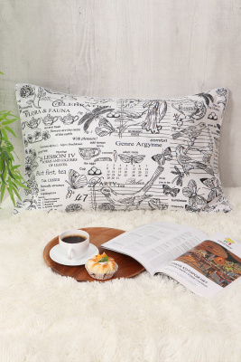 Наволочка Lizzy Home 50013 декоративная белый